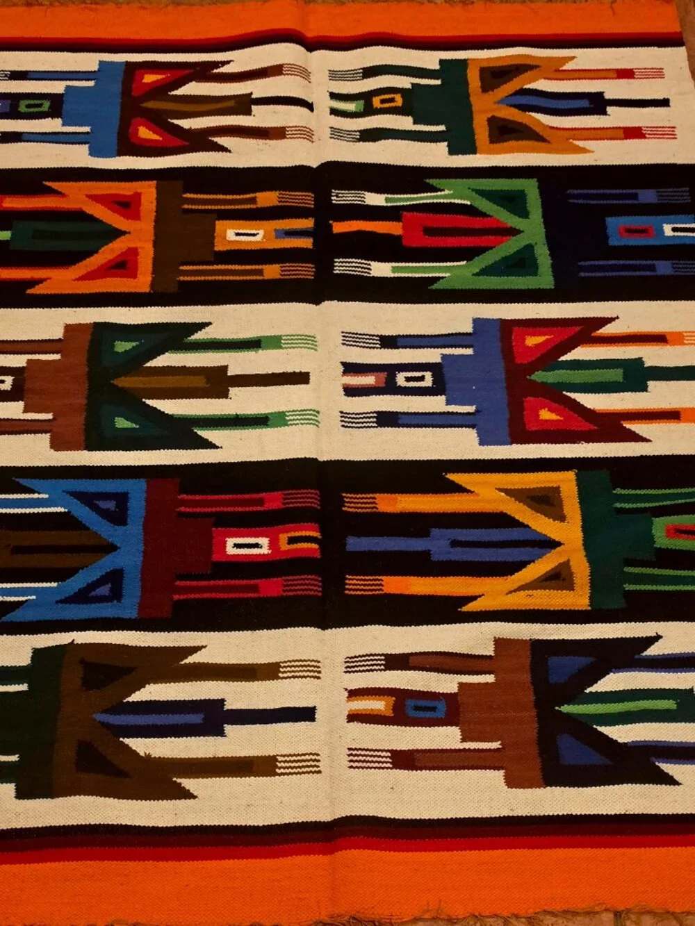 Handmade andean woven